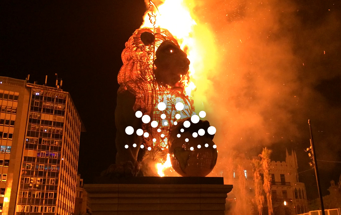 Fallas de València 2015, Nit de la Cremá, Pirotecnia Valenciana
