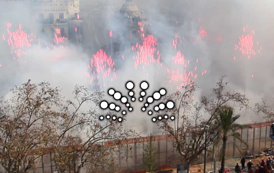 Fallas de València 2018, Mascletà Viernes 16 de Marzo 2018, Pirotecnia Aitana