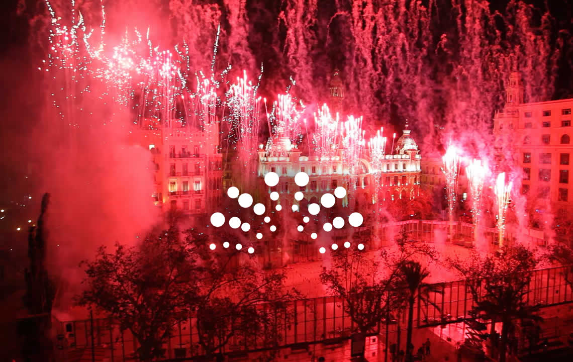 Fallas de València 2018, Mascletà Nocturna Sábado 3 de Marzo 2018, Pirotecnia Vulcano