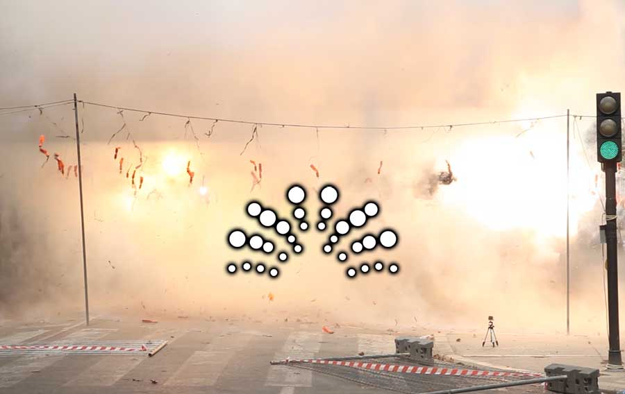 Mascletà Aldaia / Aldaya (Valencia) 6 de Agosto 2018, Pirotecnia Valenciana