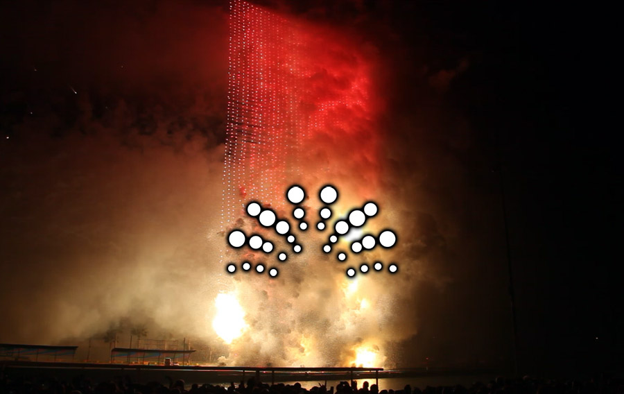 Fallas de València 2019, Mascletà Vertical Amstel 2019, Pirotecnia Ricardo Caballer RICASA
