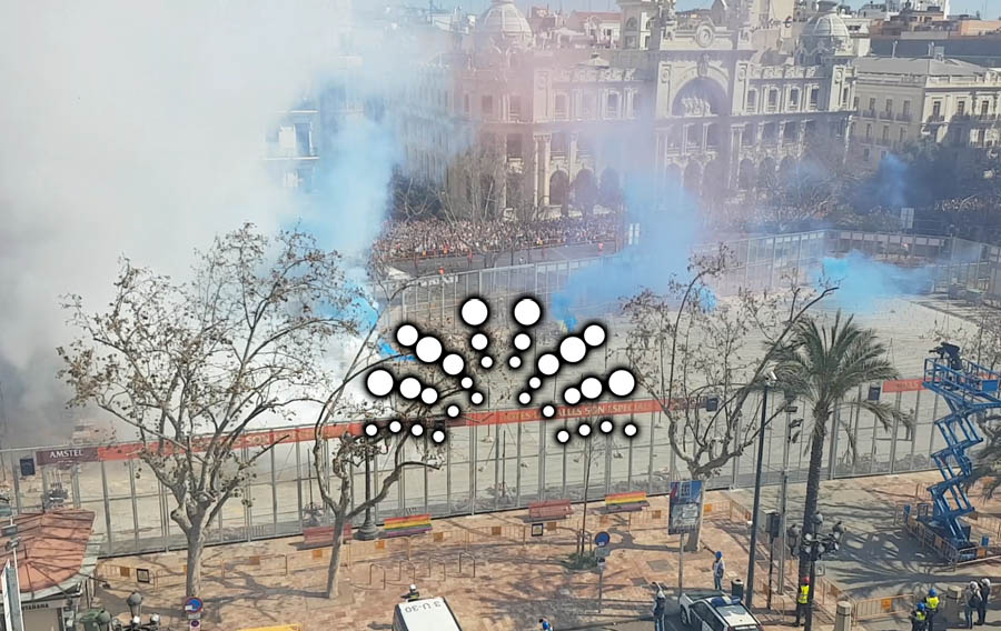 Fallas de València 2019, Mascletà Lunes 11 de Marzo 2019, Pirotecnia Tomás