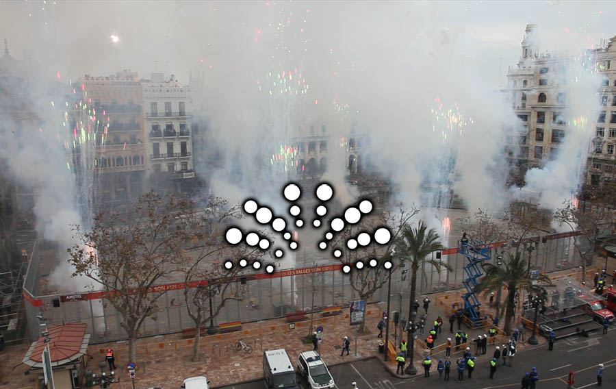 Fallas de València 2019, Mascletà Miércoles 6 de Marzo 2019, Pirotecnia Pibiezo