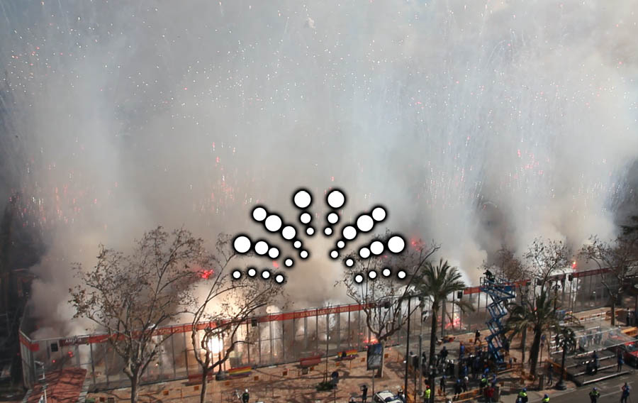 Fallas de València 2019, Mascletà Jueves 7 de Marzo 2019, Pirotecnia Gironina