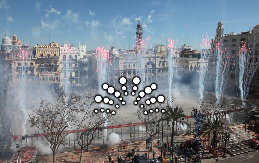 Fallas de València 2019, Mascletà Sábado 9 de Marzo 2019, Pirotecnia Aitana