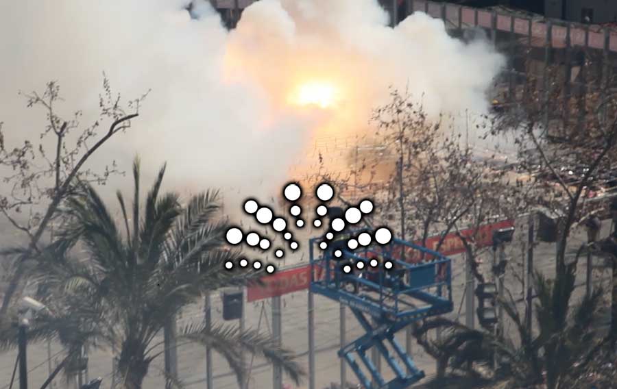 Fallas de València 2019, Mascletà Viernes 15 de Marzo 2019, Pirotecnia Zarzoso