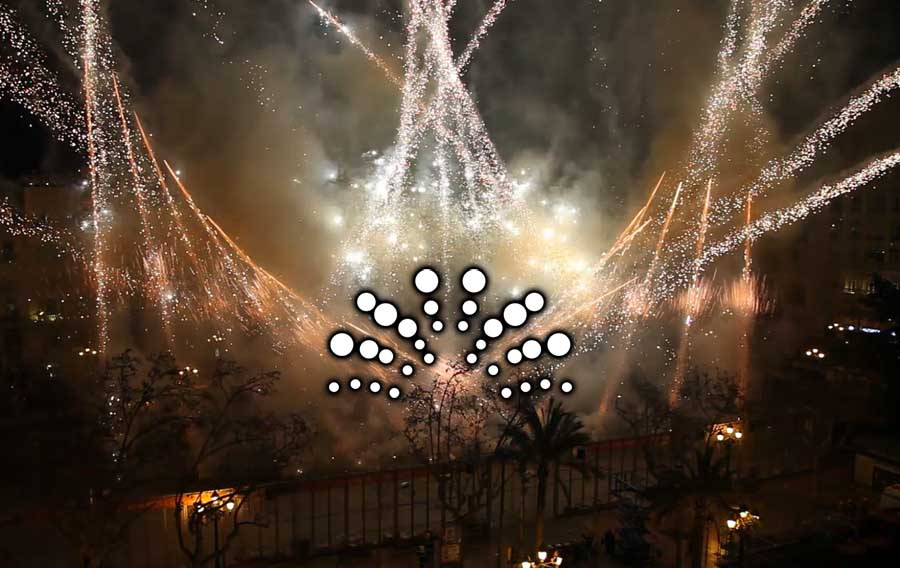 Fallas de València 2019, Nit de l’Alba – L’Alba de les Falles, Castillo de Fuegos Artificiales, 15 de Marzo, Pirotecnia Peñarroja