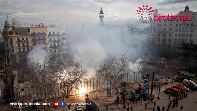 Fallas de València 2024, Mascletà Domingo 10 de Marzo 2024, Pirotecnia Alpujarreña