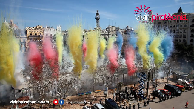 Fallas de València 2024, Mascletà Viernes 15 de Marzo 2024, Pirotecnia Vulcano
