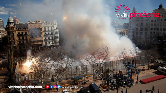 Fallas de València 2024, Mascletà Domingo 3 de Marzo 2024, Pirotecnia Gironina