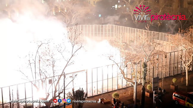 Fallas de València 2024, Mascletà Nocturna Sábado 2 de Marzo 2024, Pirotecnia Zarzoso