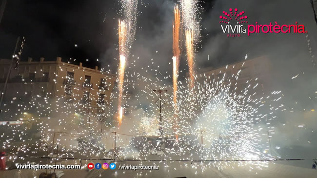 Fallas de València 2024, Castillo de Fuegos Artificiales, Pólvora a la Vespra – Convento Jerusalén, Sábado 2 de Marzo 2024, Pirotecnia Aitana